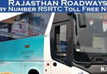 Rajasthan Roadways Enquiry Number