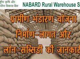 (रजिस्ट्रेशन) नाबार्ड ग्रामीण भंडारण योजना 2021: सब्सिडी, ऑनलाइन आवेदन Warehouse Subsidy