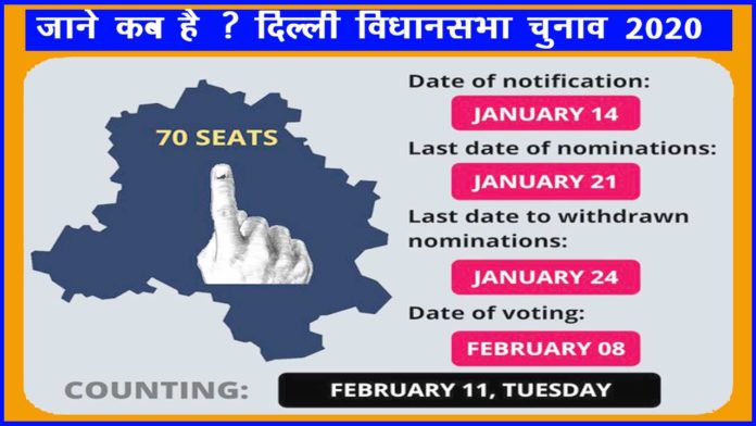 दिल्ली विधानसभा चुनाव 2020