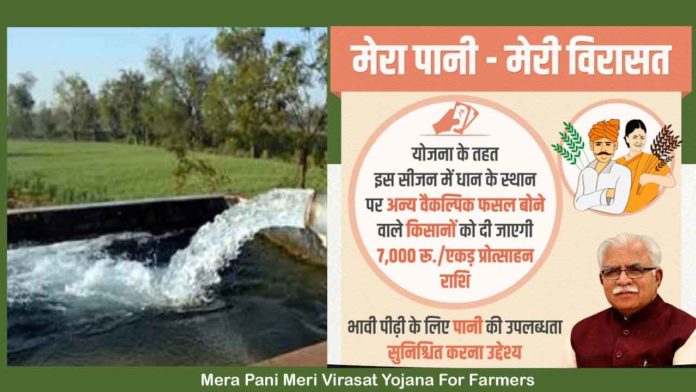Haryana Mera Pani Meri Virasat Yojana For Farmers