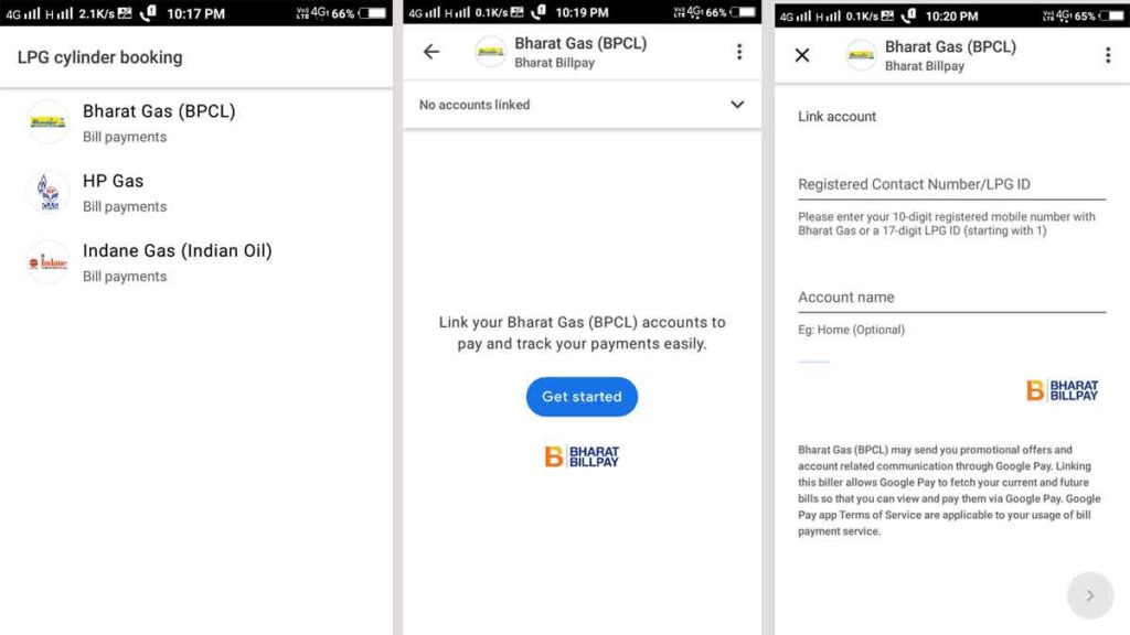 LPG Gas Cylinder Booking Process In Google Pay