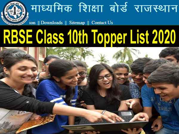RBSE Class 10th Topper List 2020