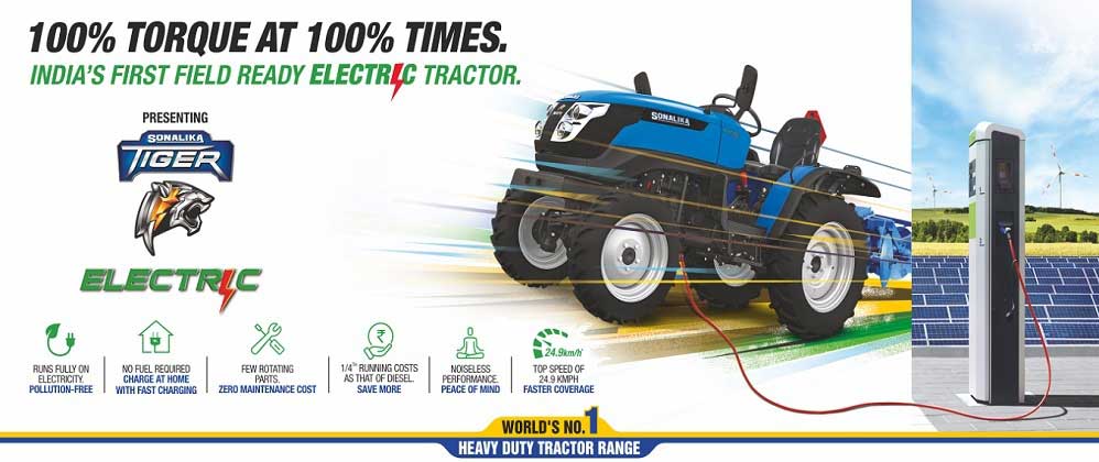 sonalika electric tractor Tiger specification or Price