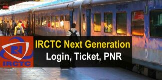 IRCTC Next Generation check eTicketing Login Ticket PNR