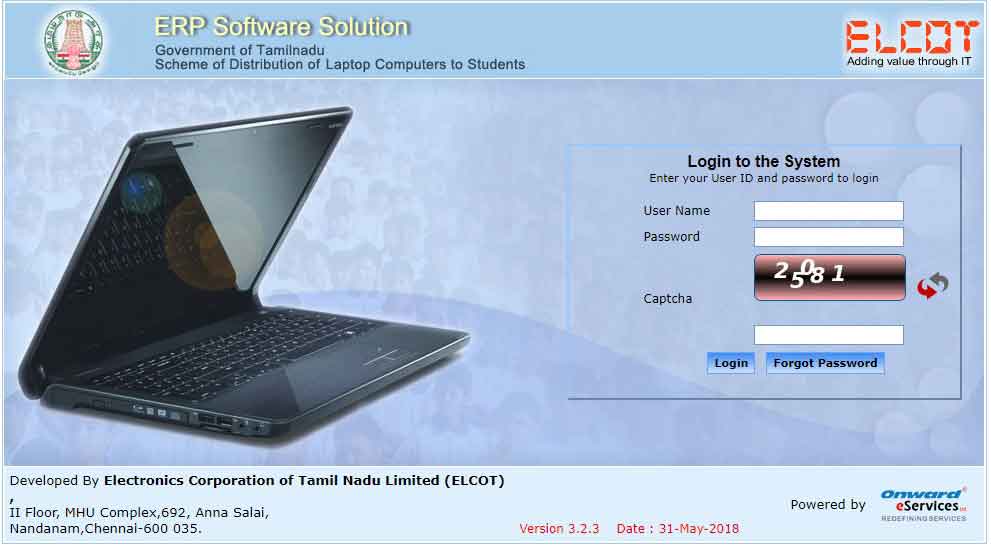 tamilnadu free laptop scheme online registration