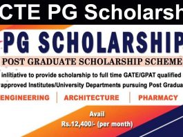 AICTE Guidelines FOR PG Scholarship